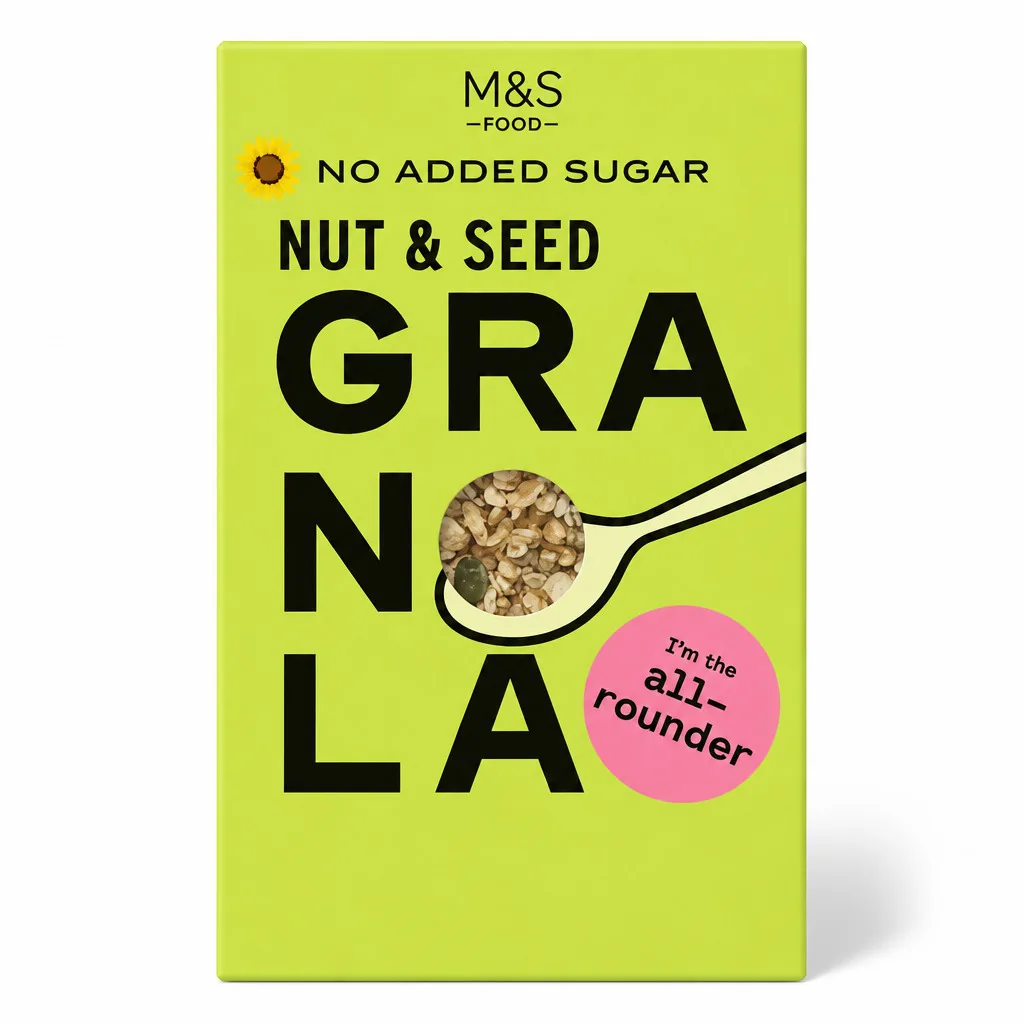 M&S No Added Sugar Nut & Seed Granola 500g
