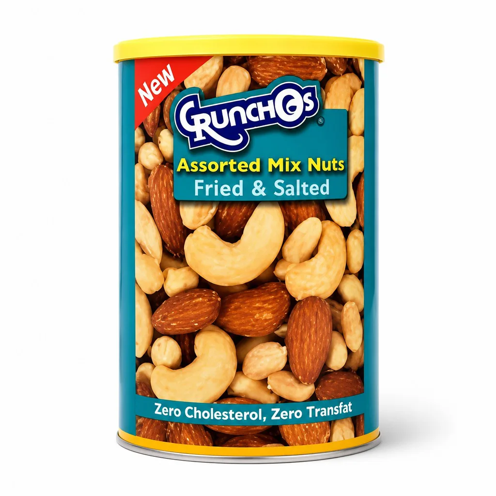 Crunchos Assorted Mix Nuts Fried & Salted 350g