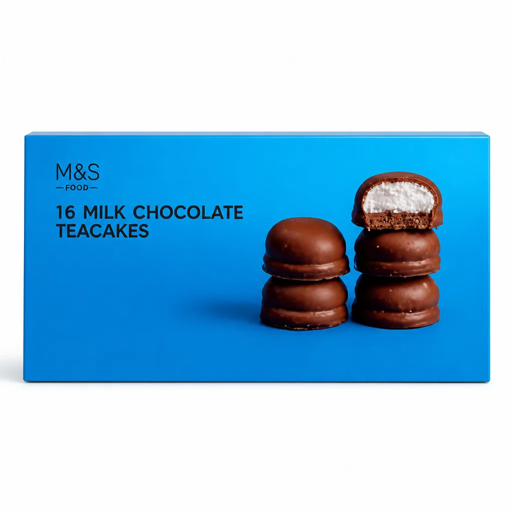 M&S 16 Milk Chocolate TeaCakes 297g