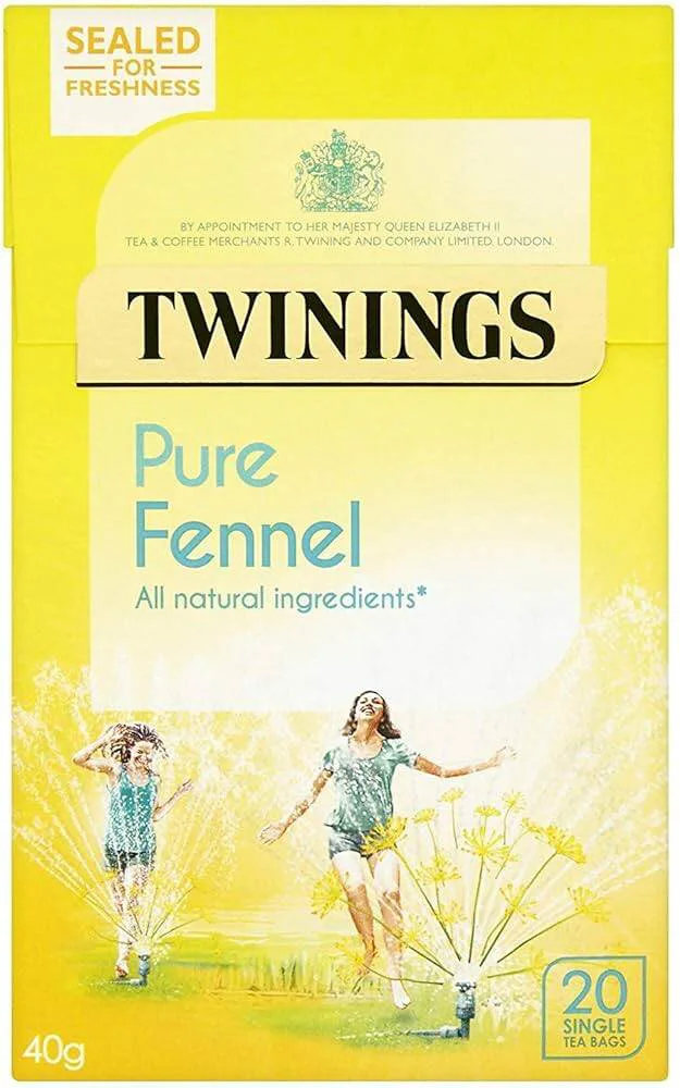 Twinings Pure Fennel 20 Single Tea Bags