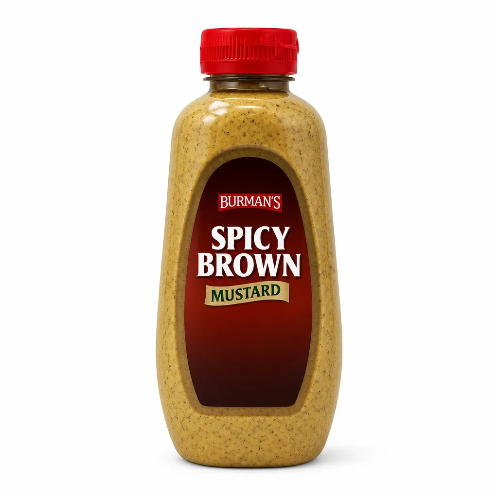 Burman's Spicy Brown Mustard 340g