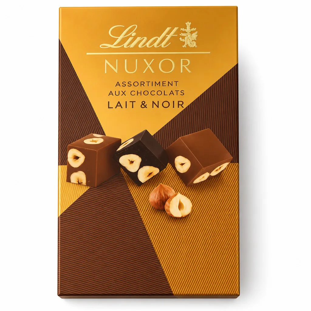 Lindt Nuxor Assortiment Lait et Noir 165g