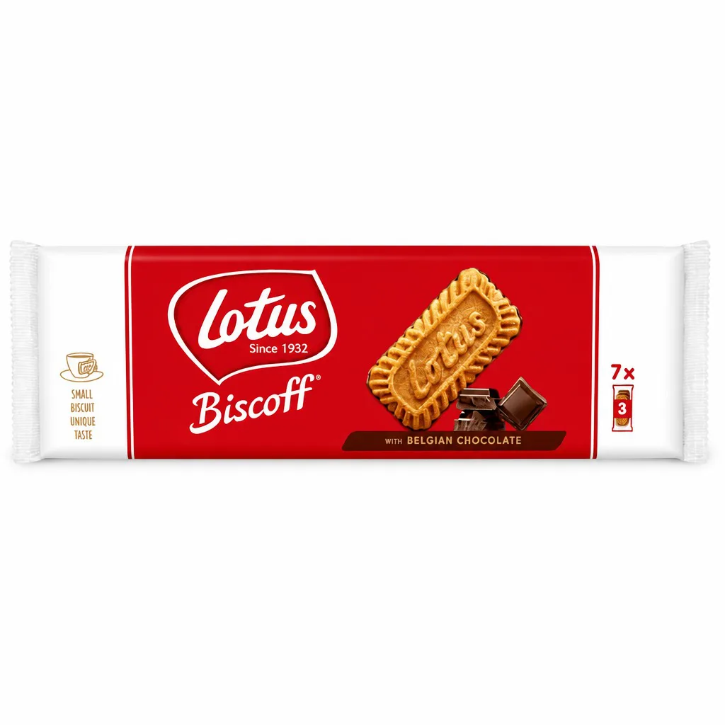 Lotus Biscoff with Belgian Chocolate 7x 154g