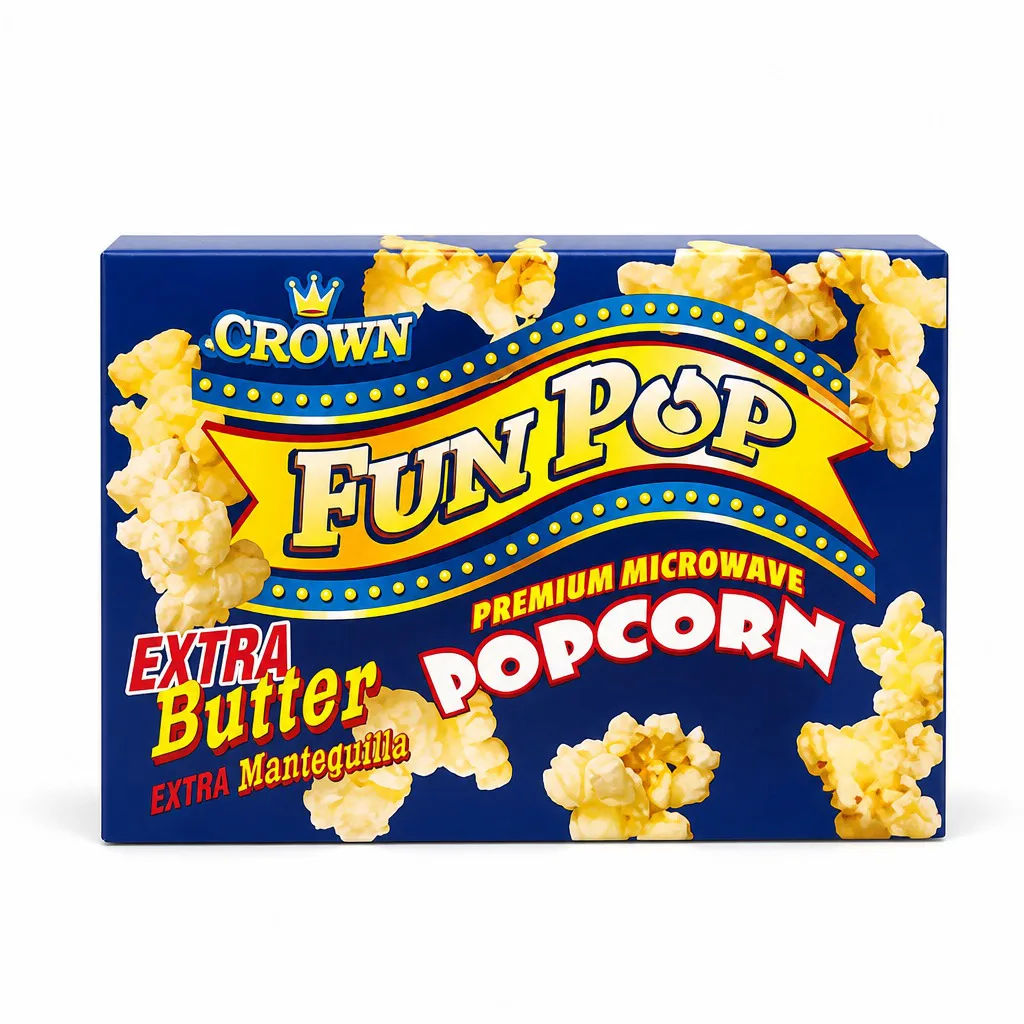 Crown Fun Pop Extra Butter Popcorn