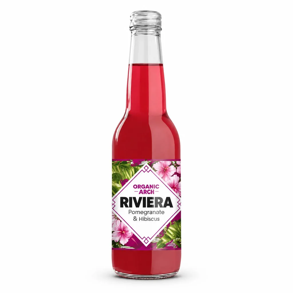 Riviera Sparkling Fruit Drink Pomegranate Blueberry 330ml