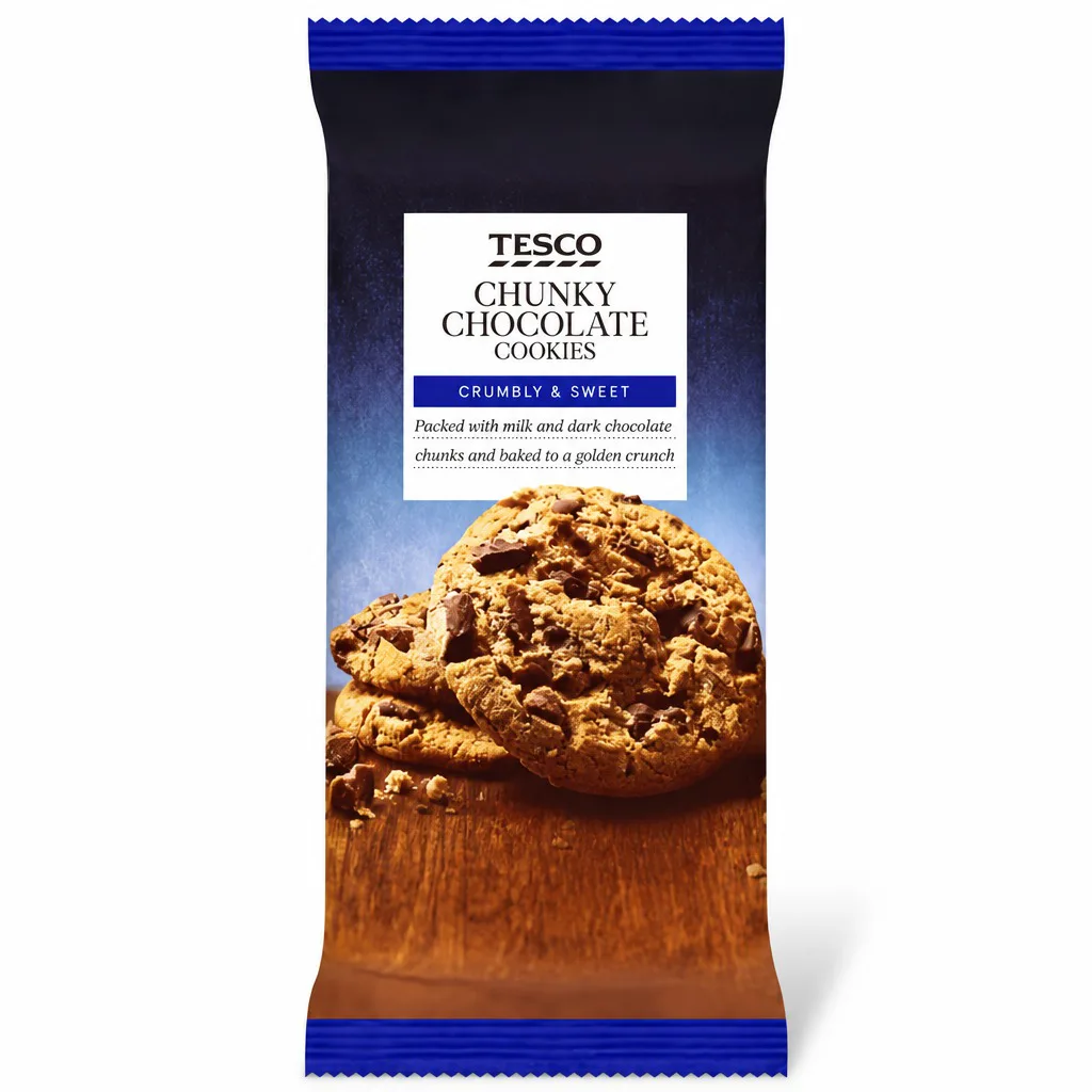 Tesco Chunky Chocolate Cookies 200g