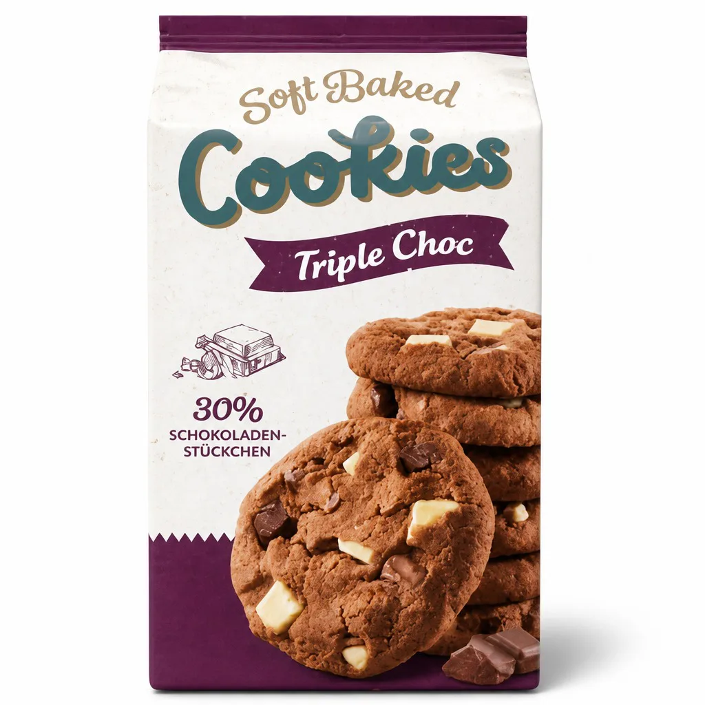 Sondey Soft Baked Triple Chocolate Cookies 210g