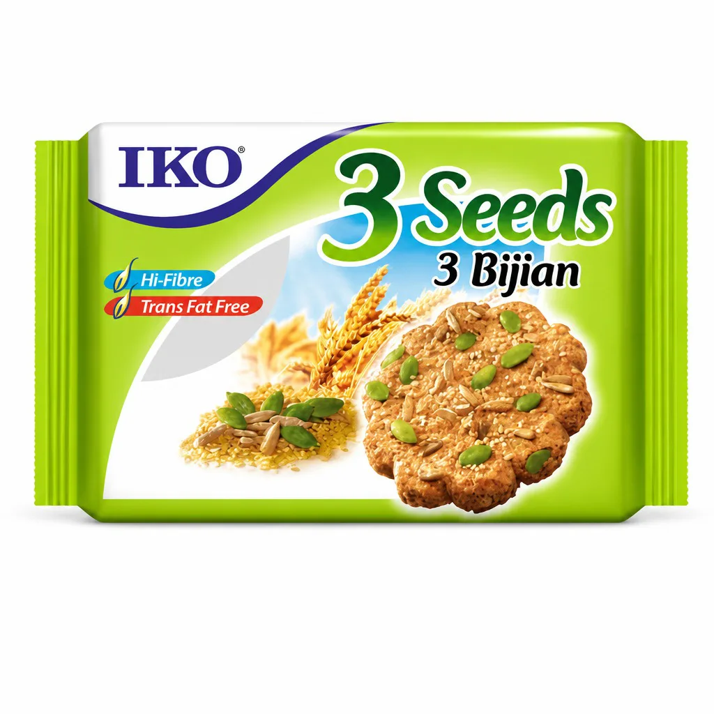 Iko Oat Crackers with 3 Seeds 178g