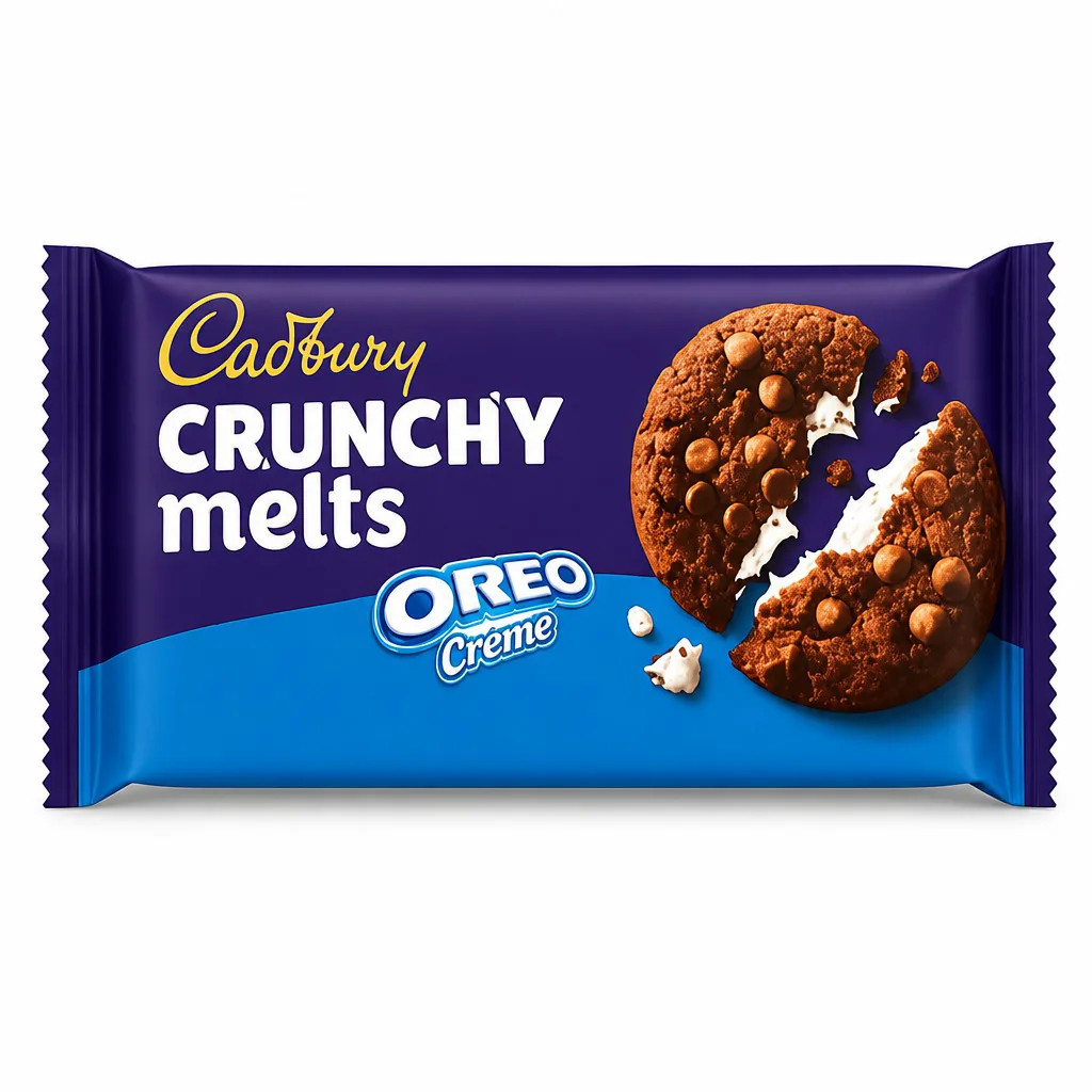 Cadbury Crunchy Melts Oreo Creme 312g (2x156g)