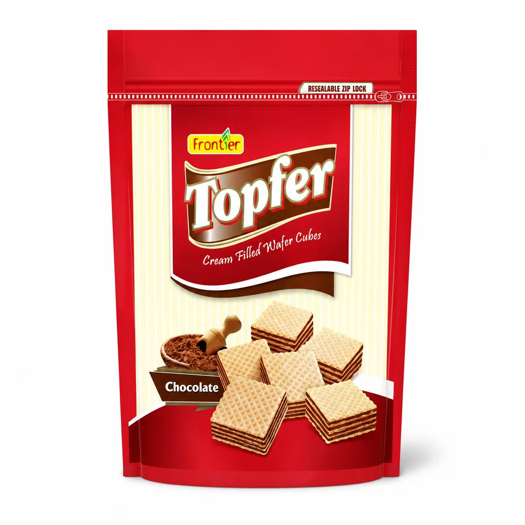 Frontier Topfer Chocolate Wafer Cubes 180g