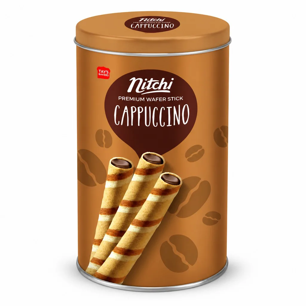 Nitchi Premium Wafer Stick Cappuccino 330g