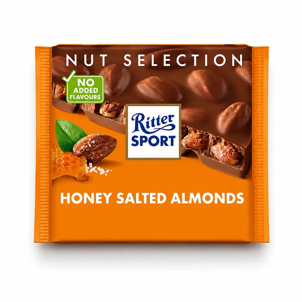 Ritter Sport Honey Salted Almonds 100g