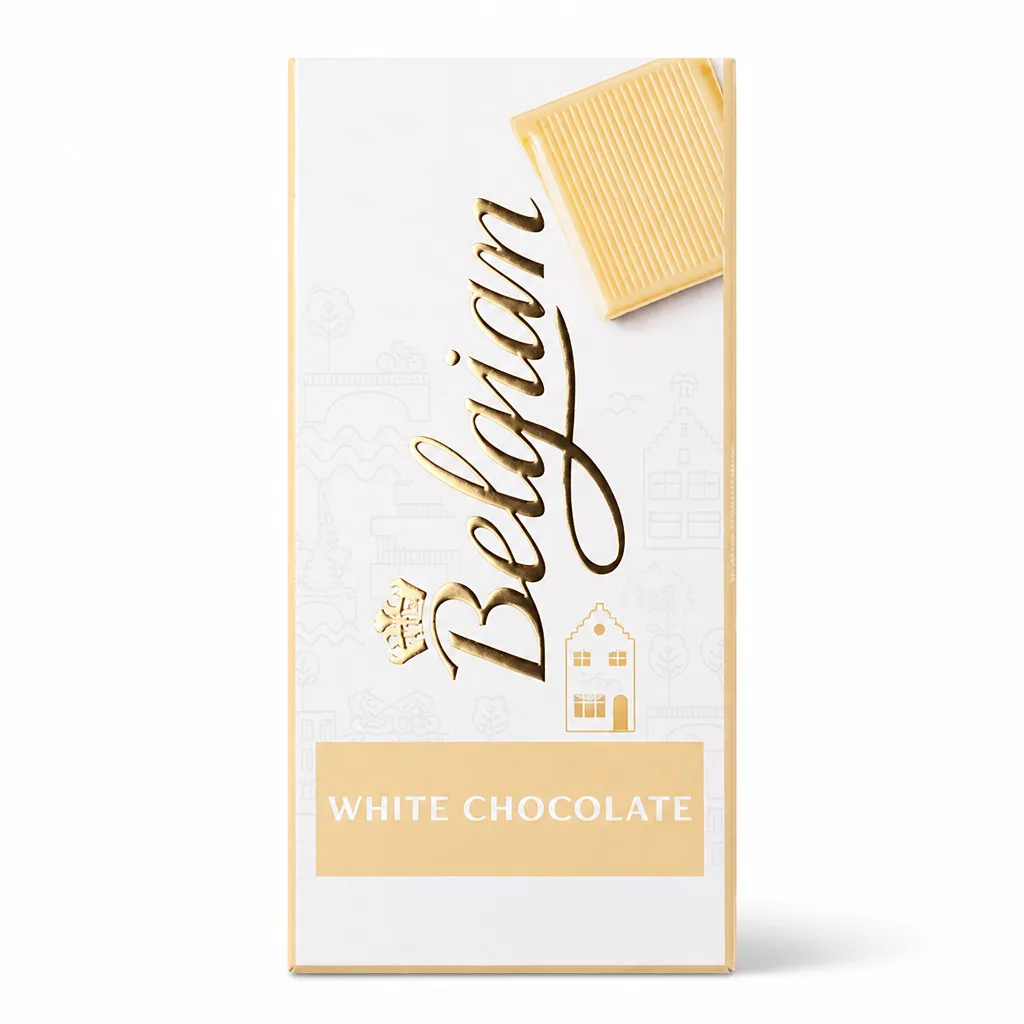 Belgian White Chocolate Bar 100g