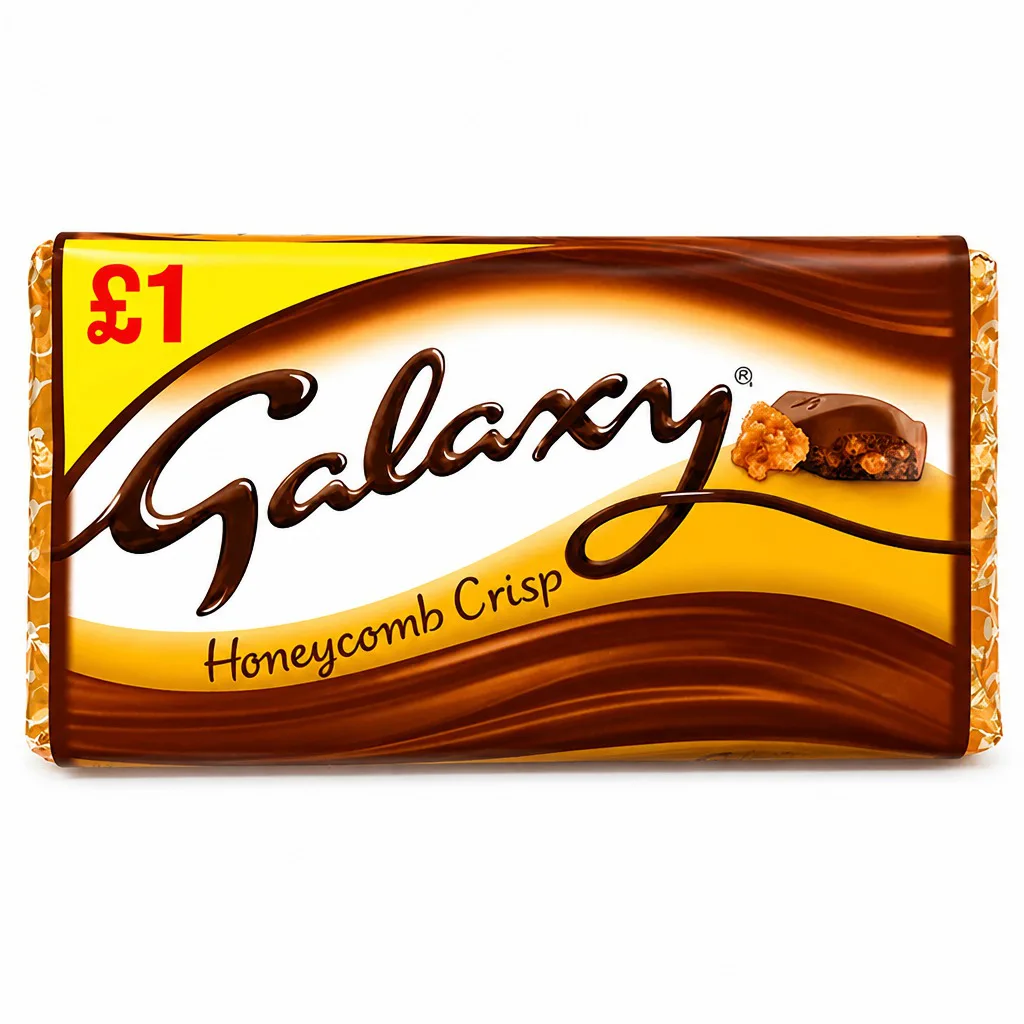 Galaxy Honeycomb Crisp Chocolate Bar 114g