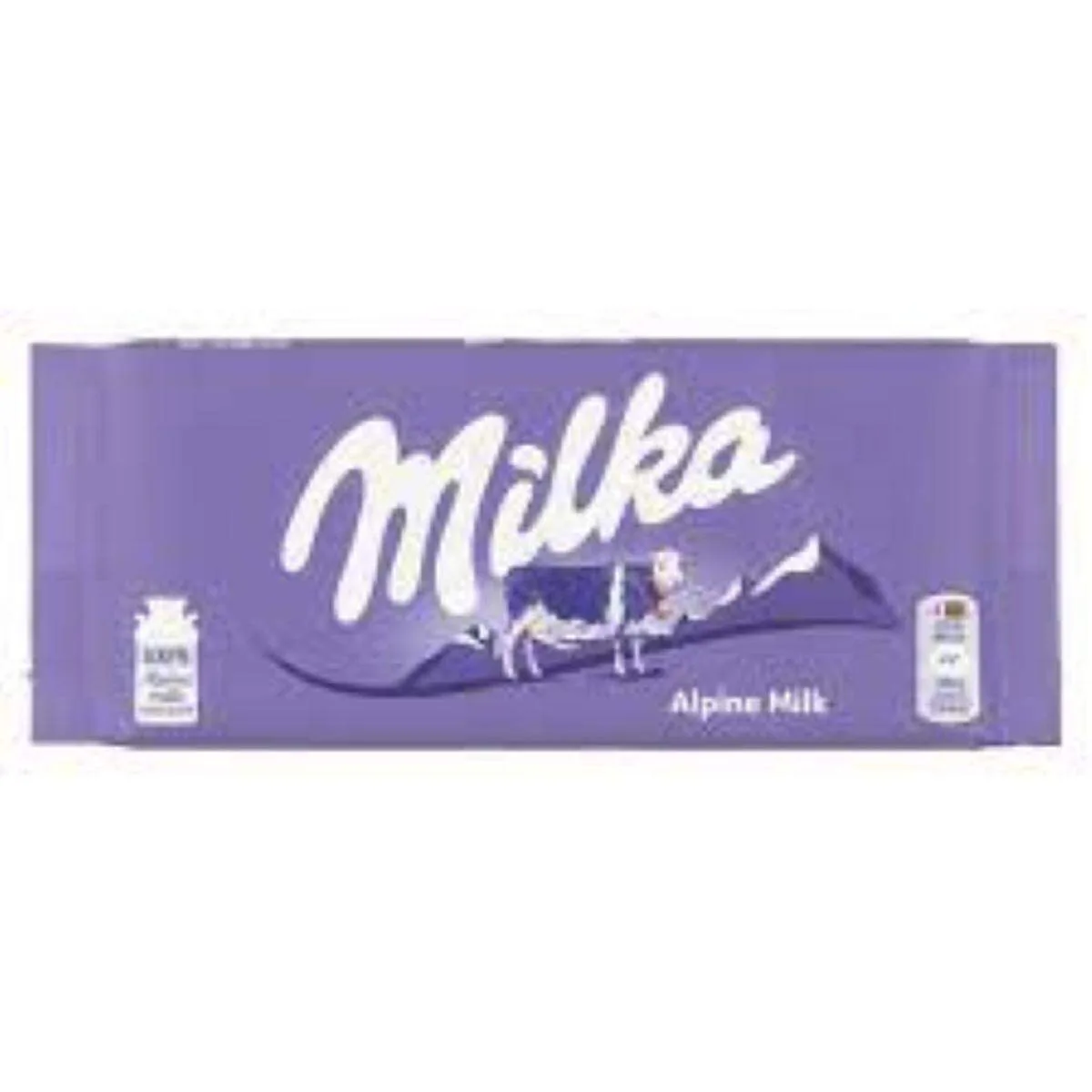 Milka Alpine Milk Chocolate Bar 100g