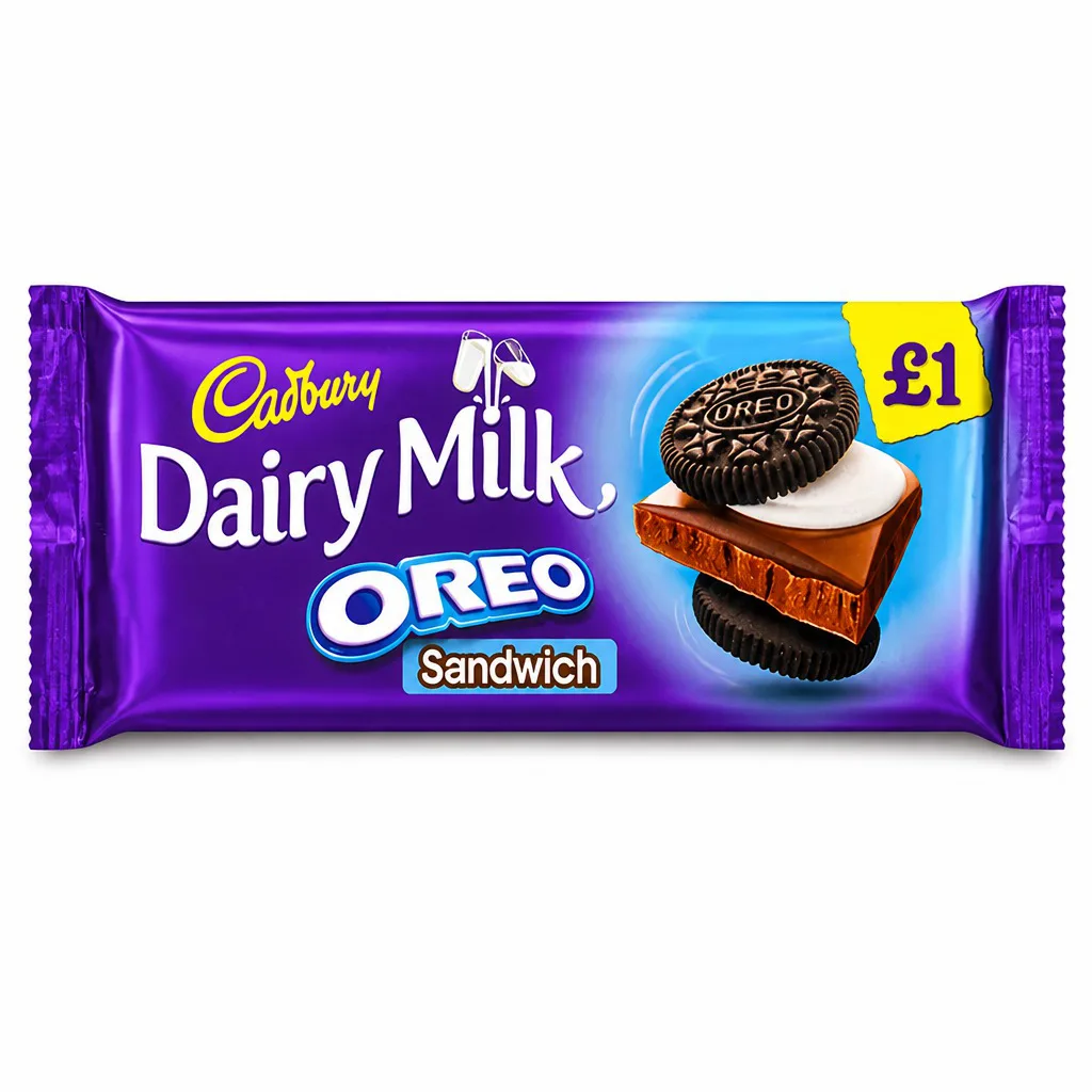 Cadbury Dairy Milk Oreo Sandwich 96g