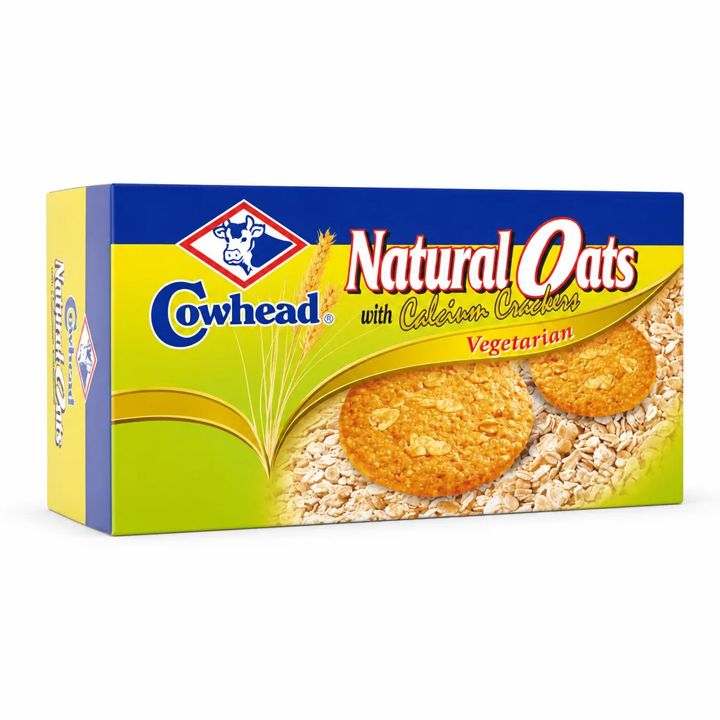 Cowhead Natural Oats with Calcium Crackers 178g