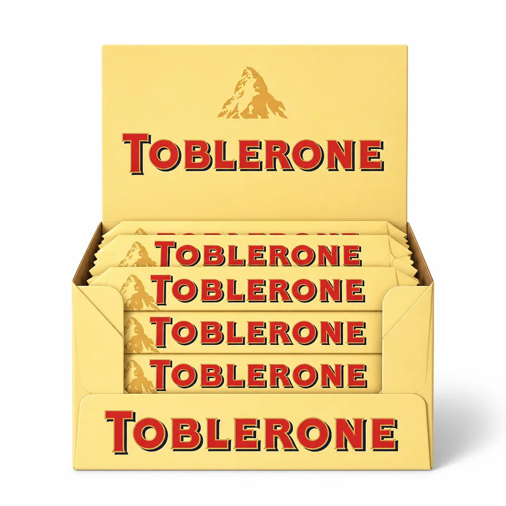 Toblerone Swiss Milk Chocolate With Honey & Almond Nougat 35g