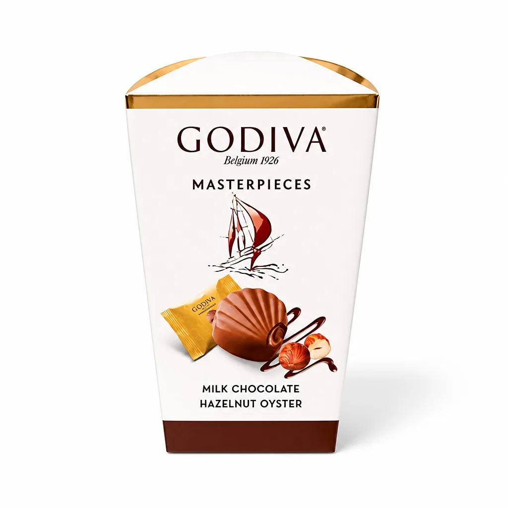 Godiva Milk Chocolate Hazelnut Oyster 117g