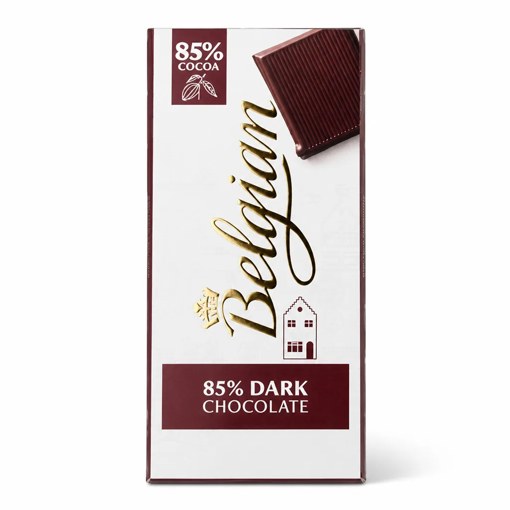 Belgian Dark 85% Chocolate Bar 100g