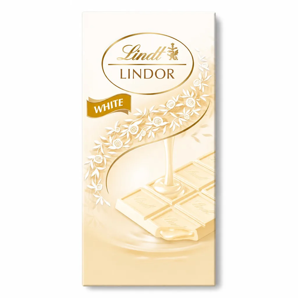 Lindt Lindor White Chocolate Bar 100g