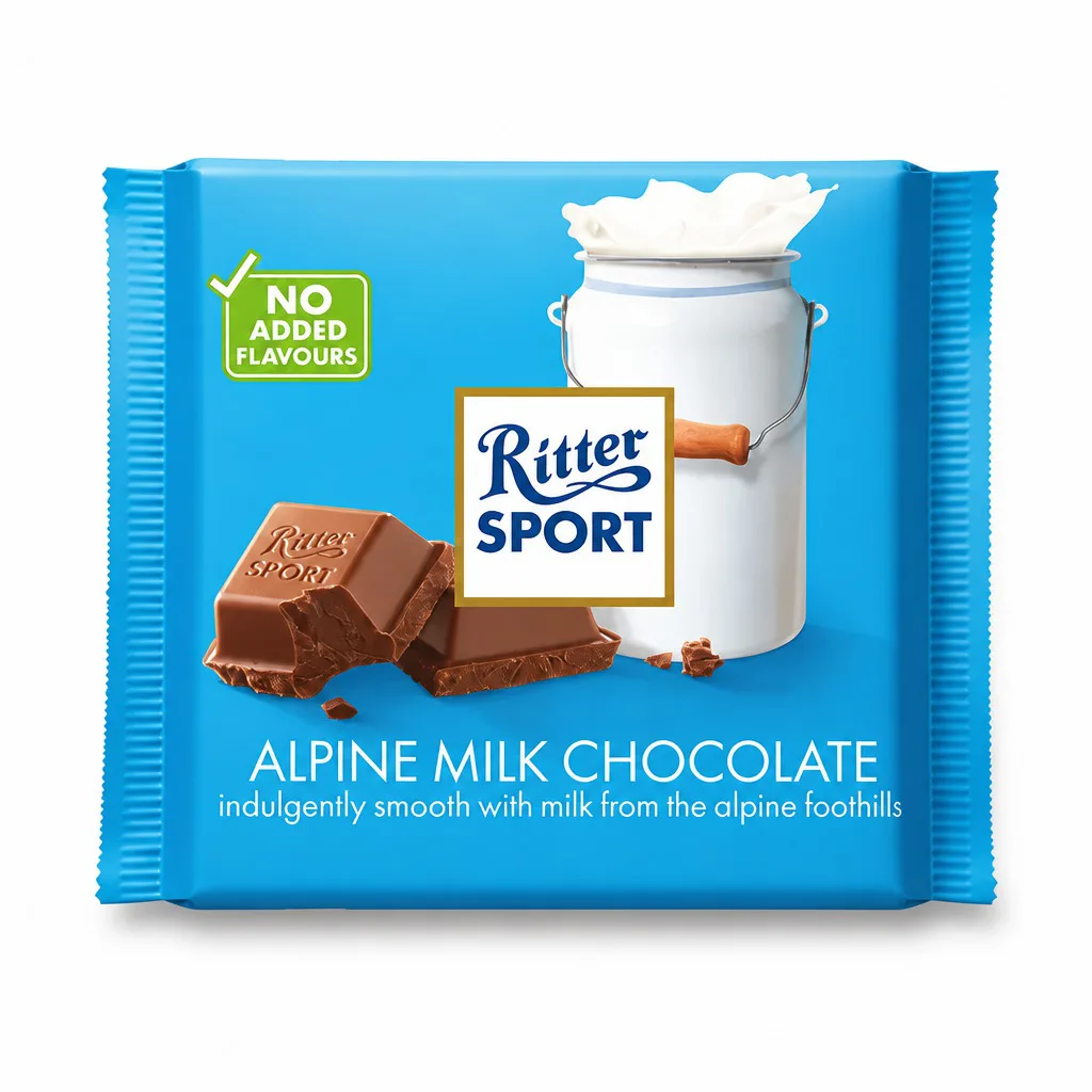 Ritter Sport Alpen Milk Chocolate 100g