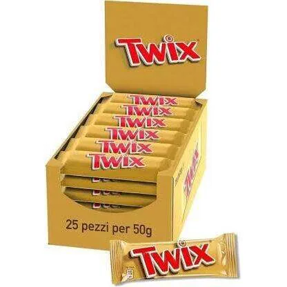 Twix Chocolate Bar 50g Full Box 25pcs
