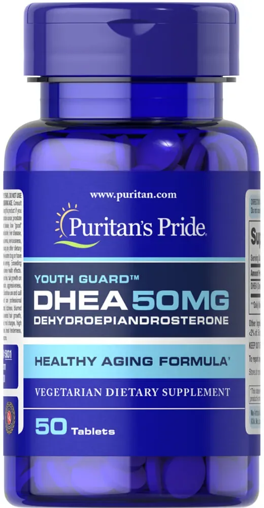 Puritans Pride Dhea 50mg 50 Tablets