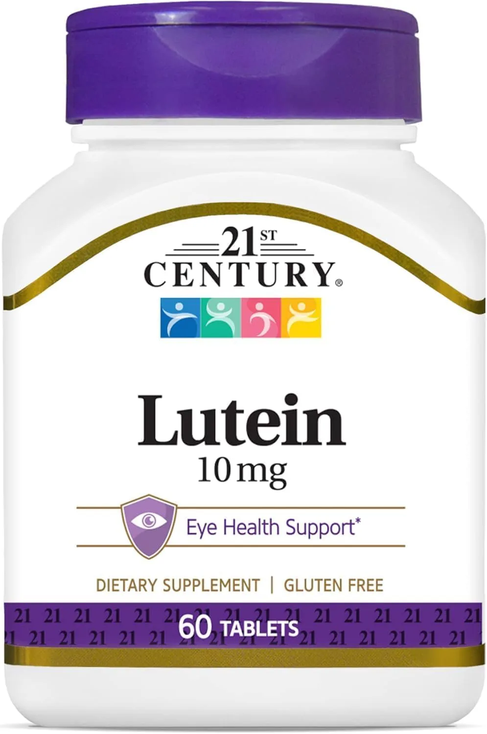 21st Century Lutein Tablets 10mg 60 Count