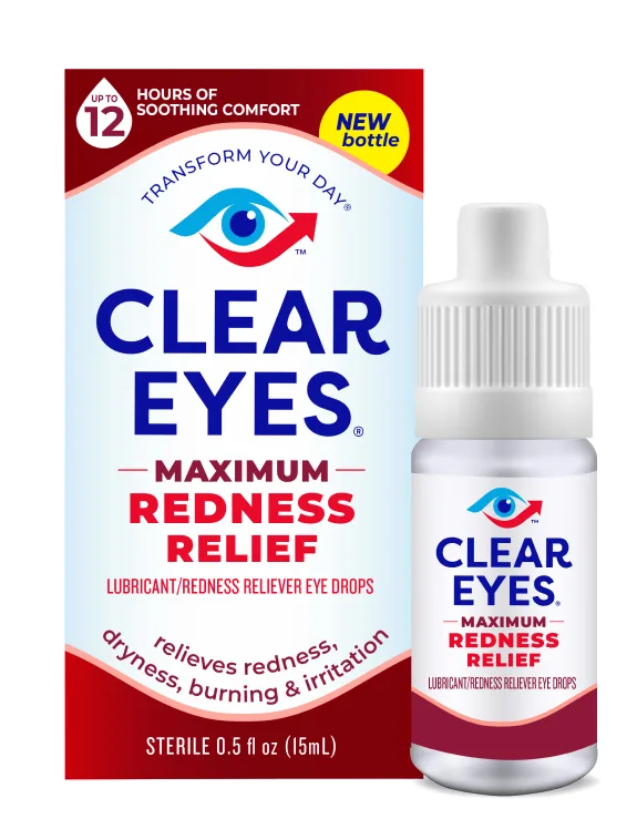 Clear EyesMaximum Redness Relief Eye Drops15ml + 15 ml (2 pcs set)