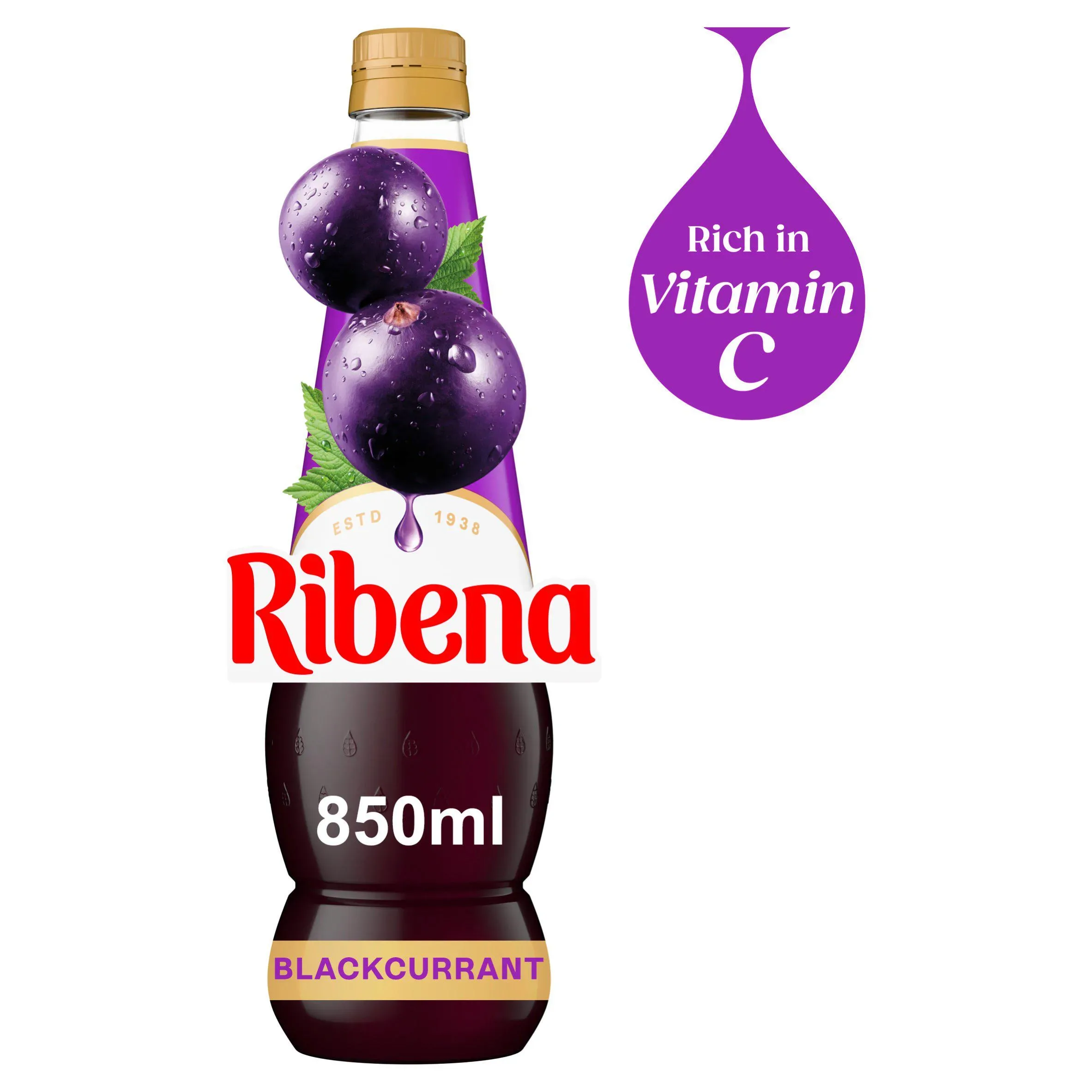 Ribena Blackurrant Juice 850ml