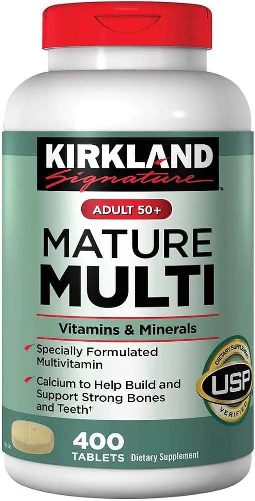 KIRKLAND Signature Adult 50 Plus Mature Multi Vitamins & Minerals