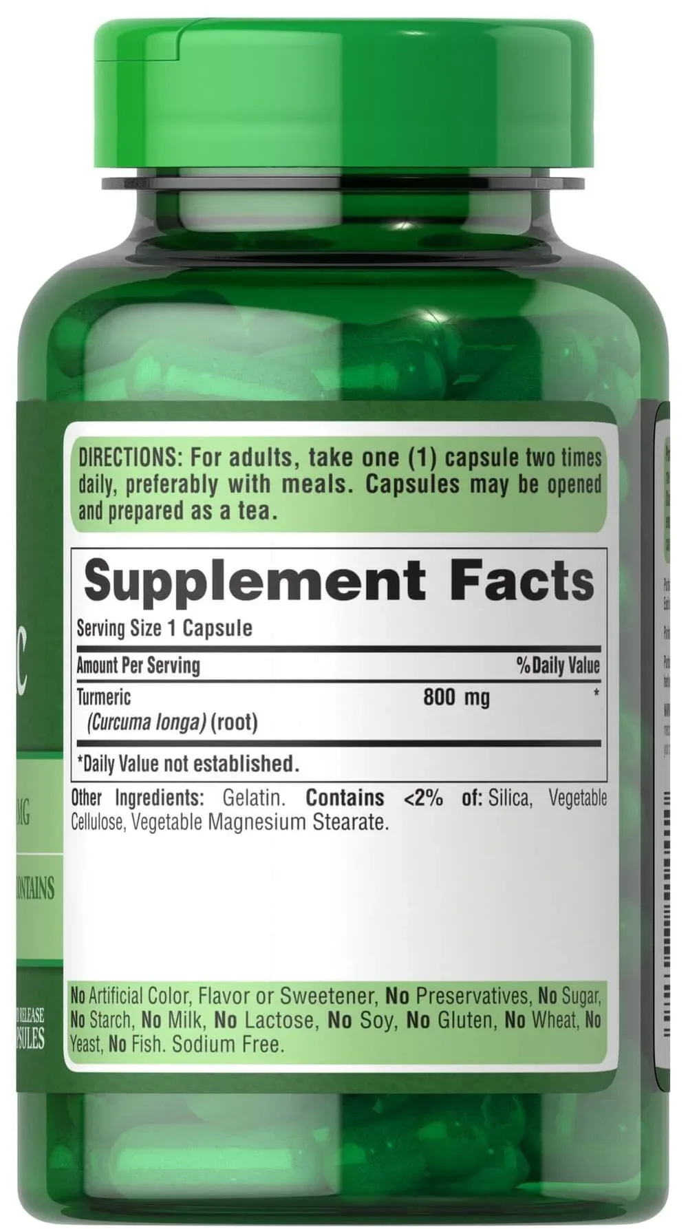 Puritan’s Pride Turmeric 800mg