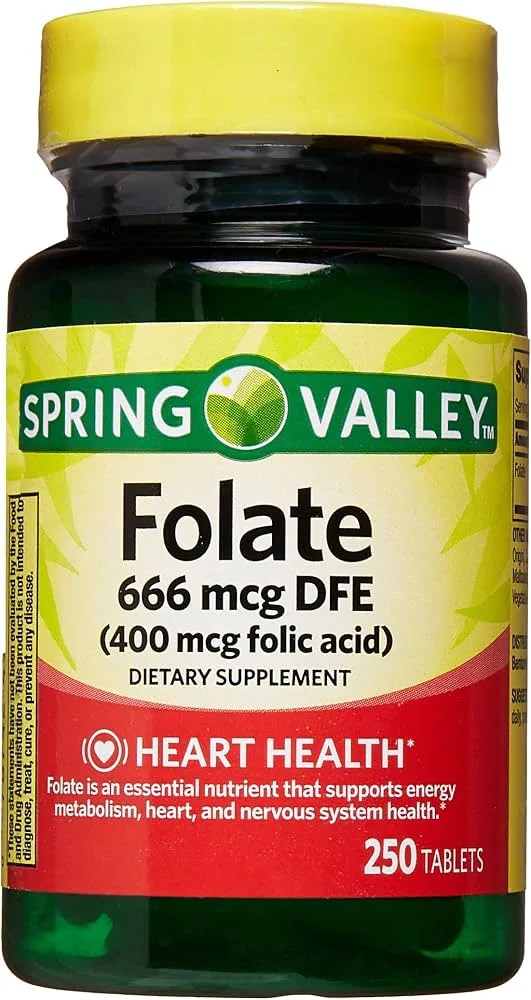Spring Valley Folic Acid 400 mcg