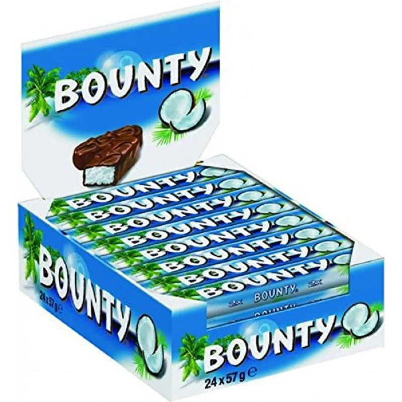 Bounty Chocolate Bar 24pc's Box