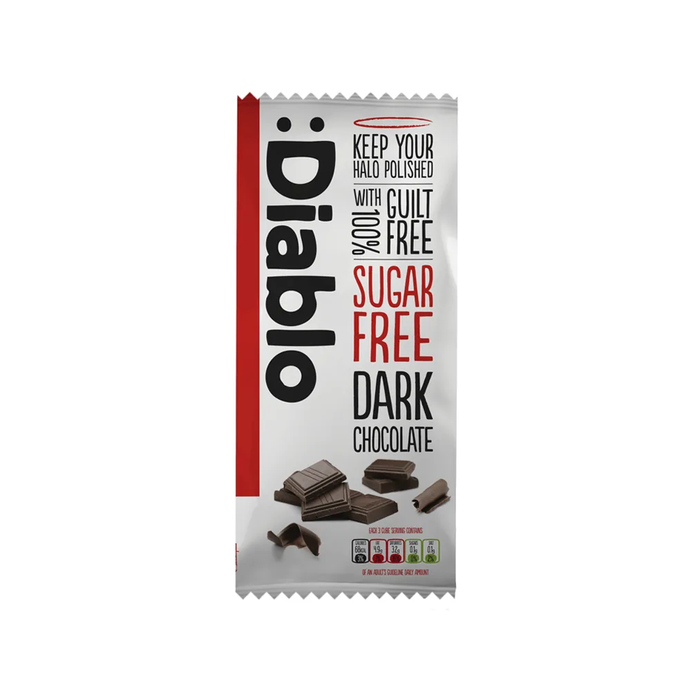 Diablo Sugar Free Dark Chocolate with Sweetener Bar 85G