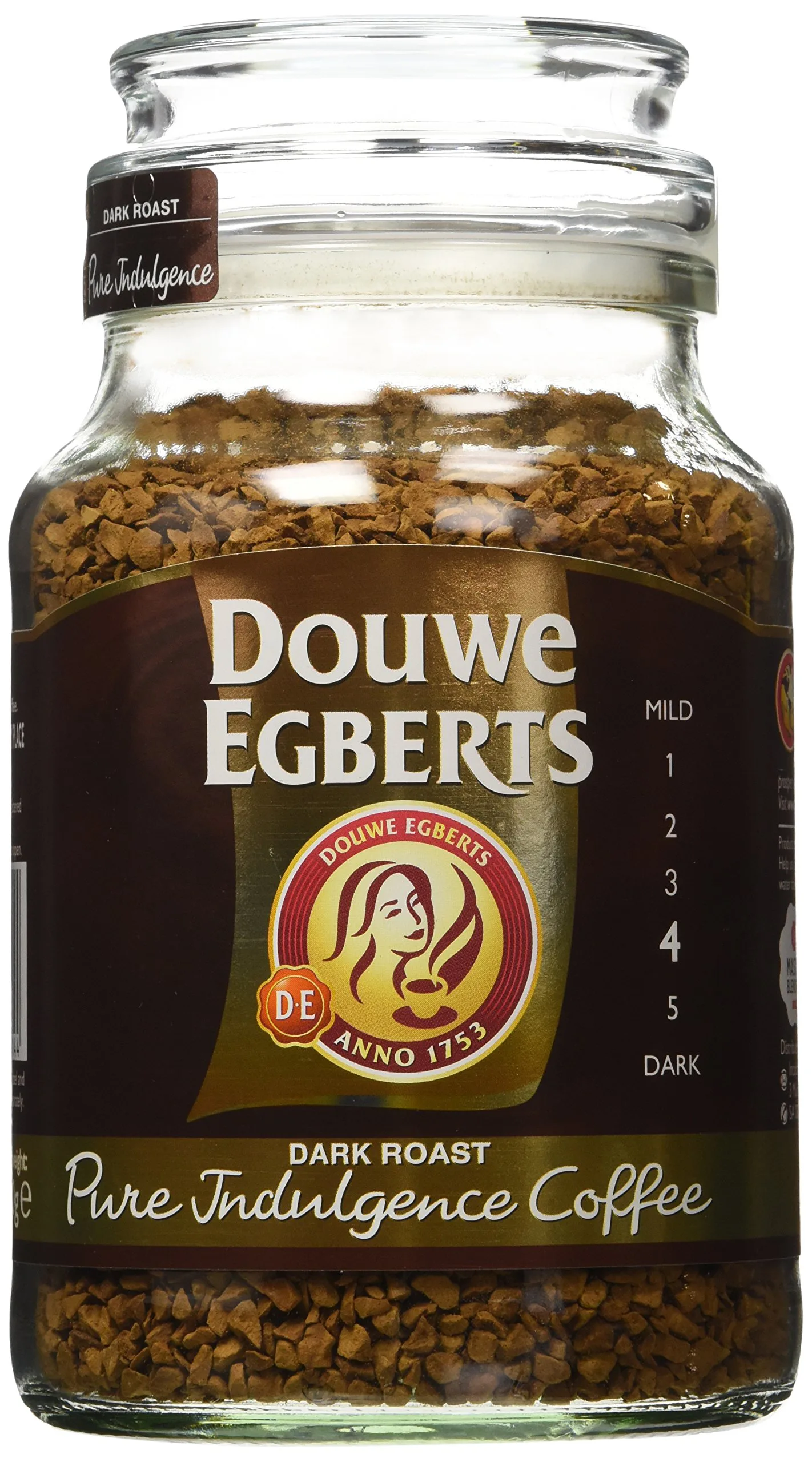Douwe Egberts Pure Indulgence Dark Roast Instant Coffee 190g