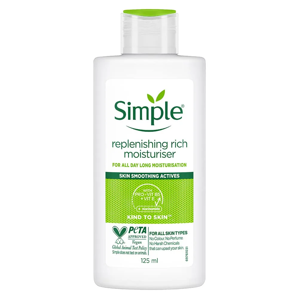 Simple Replenishing Rich Moisturiser – Best Daily Moisturiser