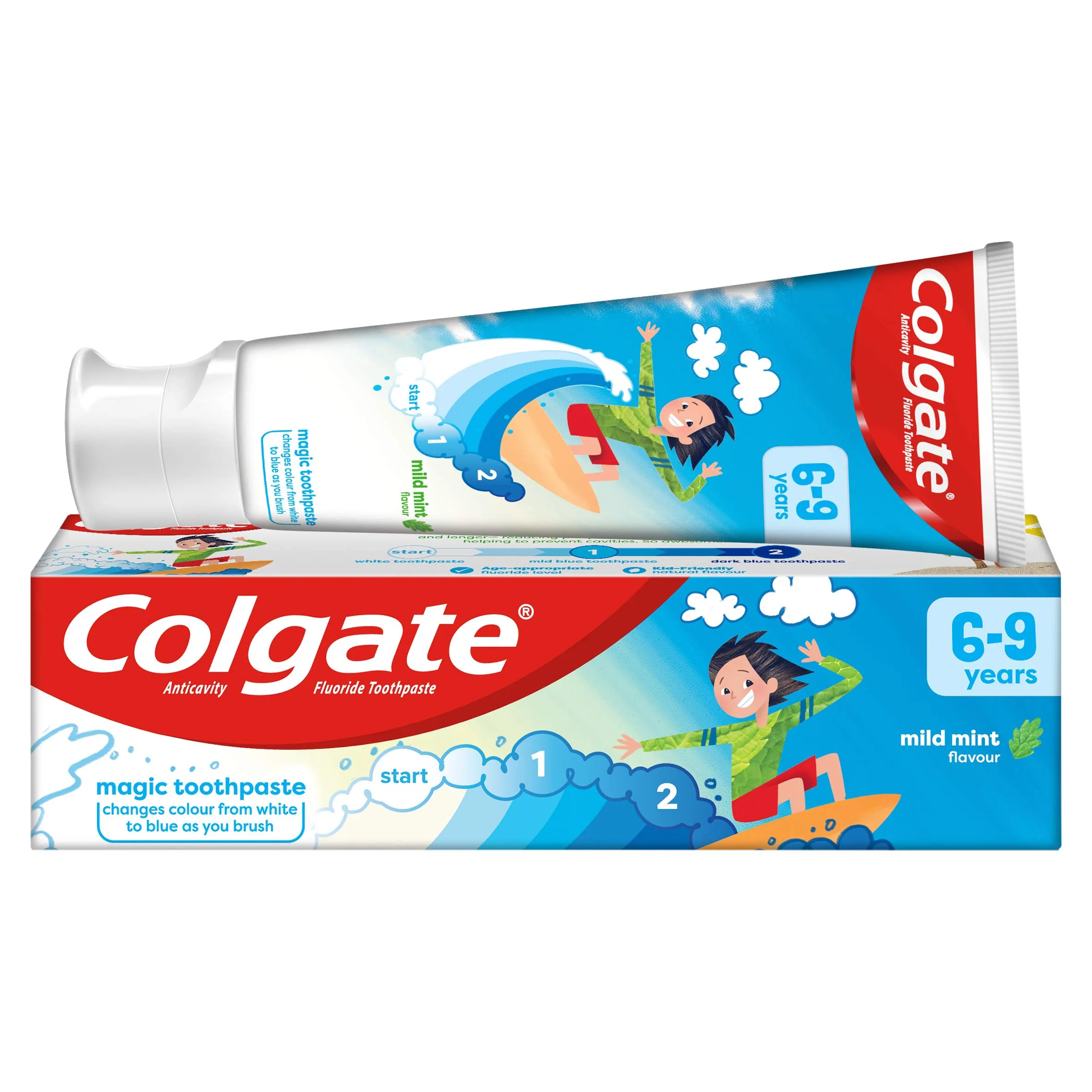 Colgate Mild Mint Magical Toothpaste for Kids (6-9 Years) 75ml