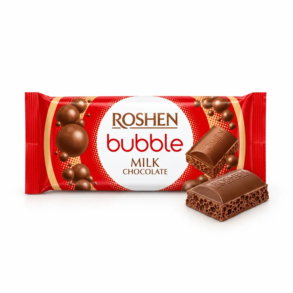 Roshen Bubble Milk Chocolate 80g