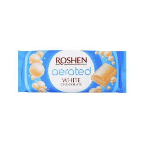 Roshen Aerated White Chocolate 80g