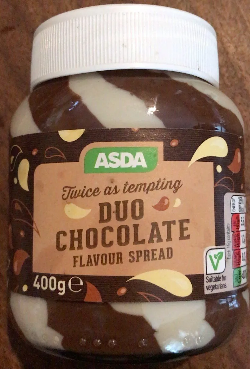 Asda Duo Chocolate Flavour Spread 400g