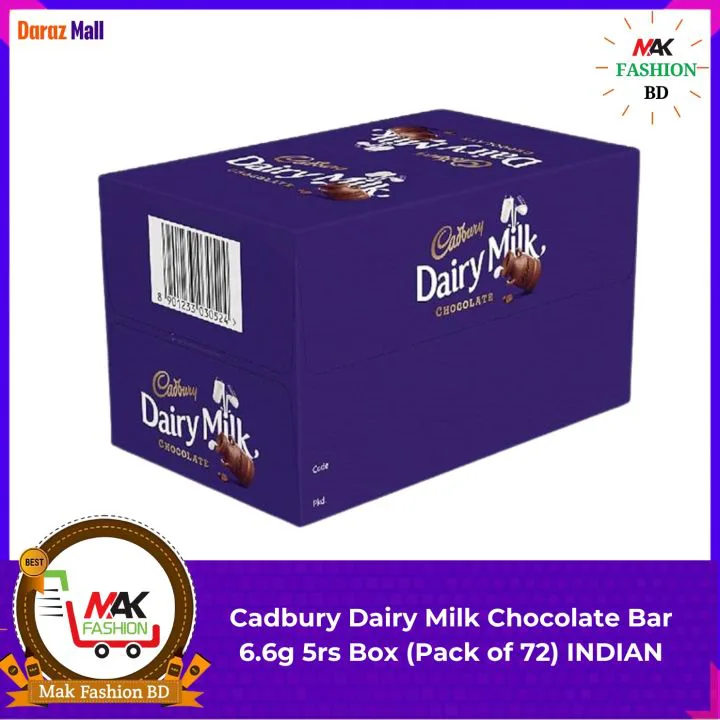 Cadbury Dairy Milk Chocolate Box 72 Pieces