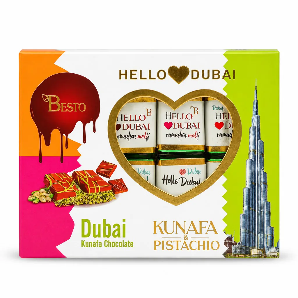 Besto Dubai Kunafa & Pistachio Chocolate 220g