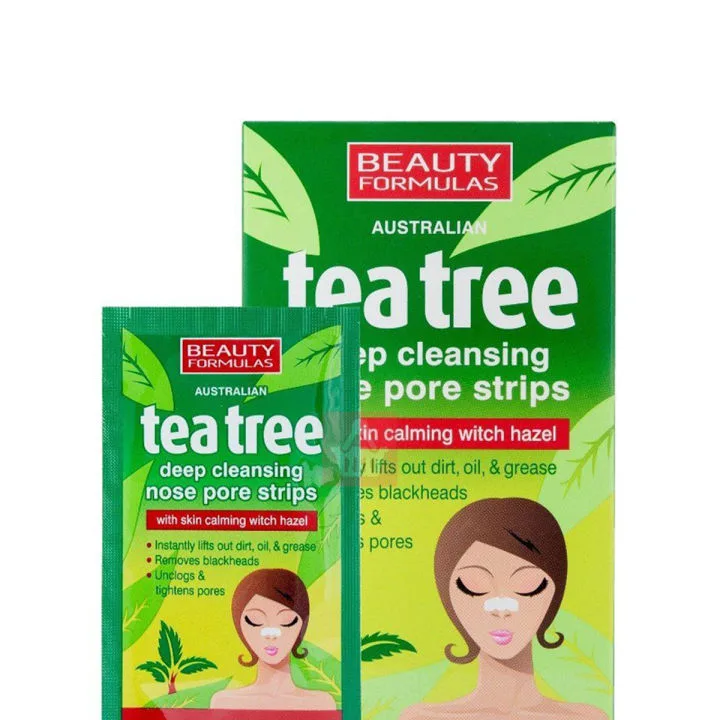 Beauty Formulas Tea Tree Deep Cleansing Nose Pore Strip