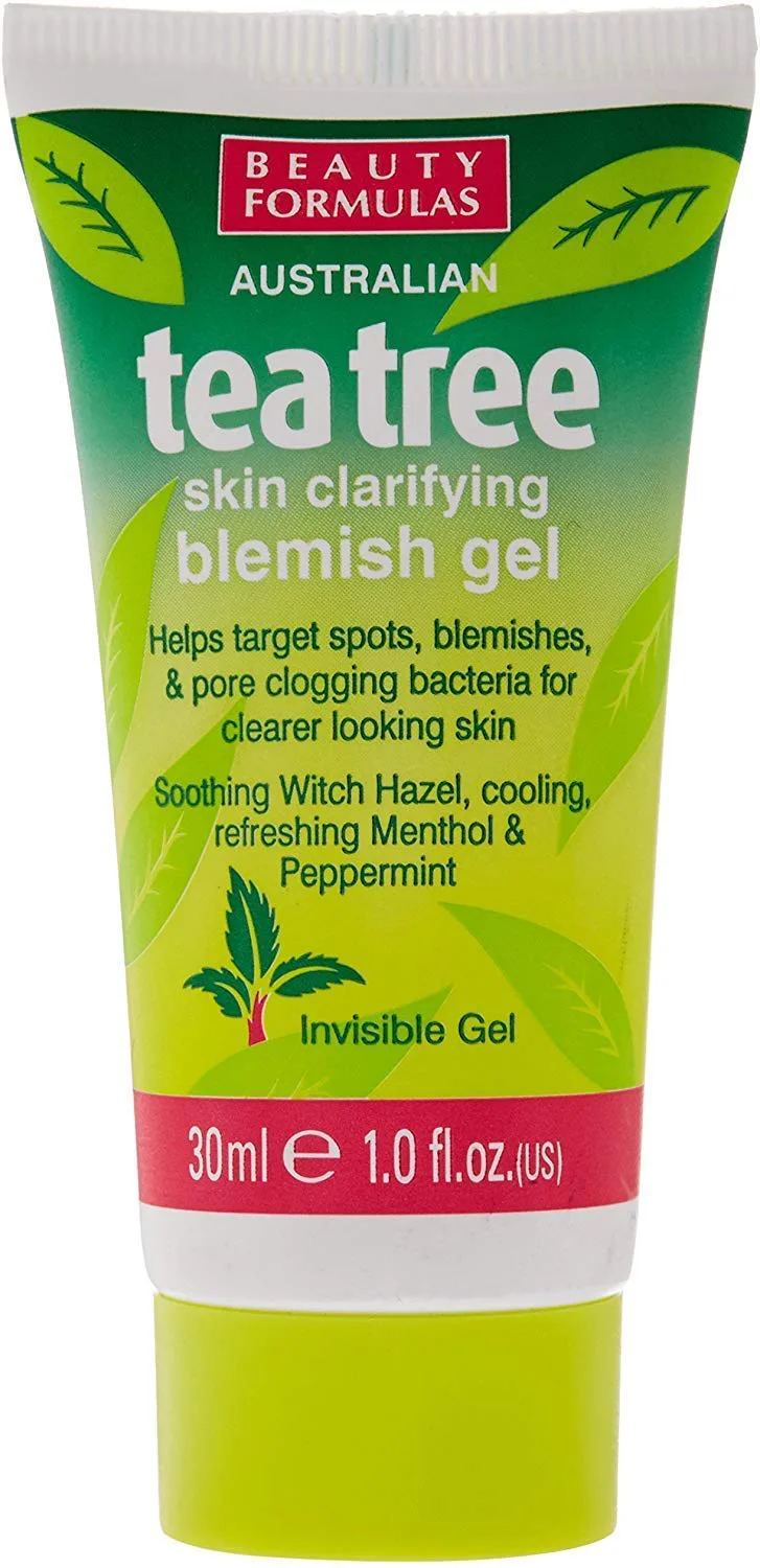 Beauty Formulas Tea Tree Clarifying Blemish Gel 30ml