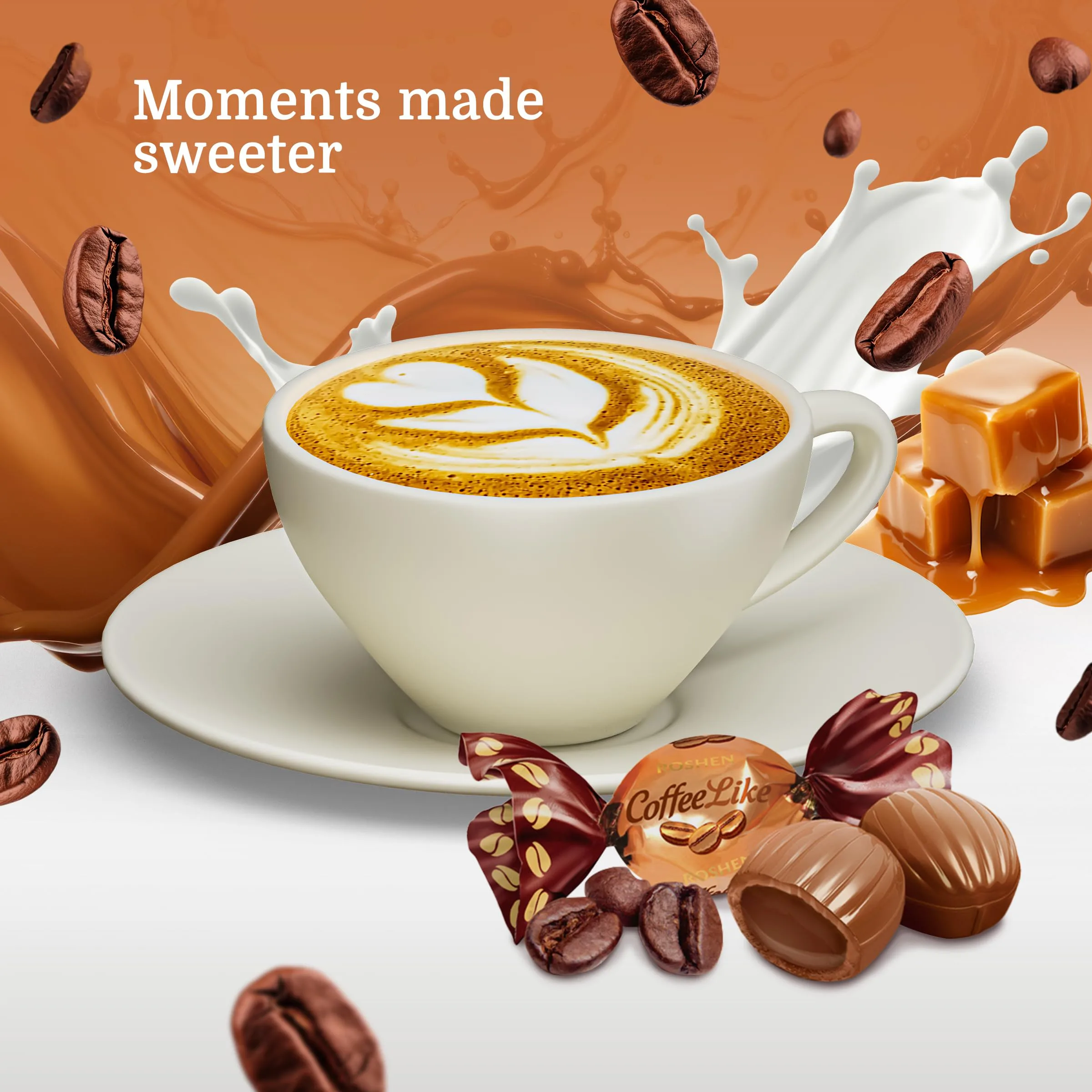 Roshen Coffee Like Milk Coffee Caramel 1 Kg
