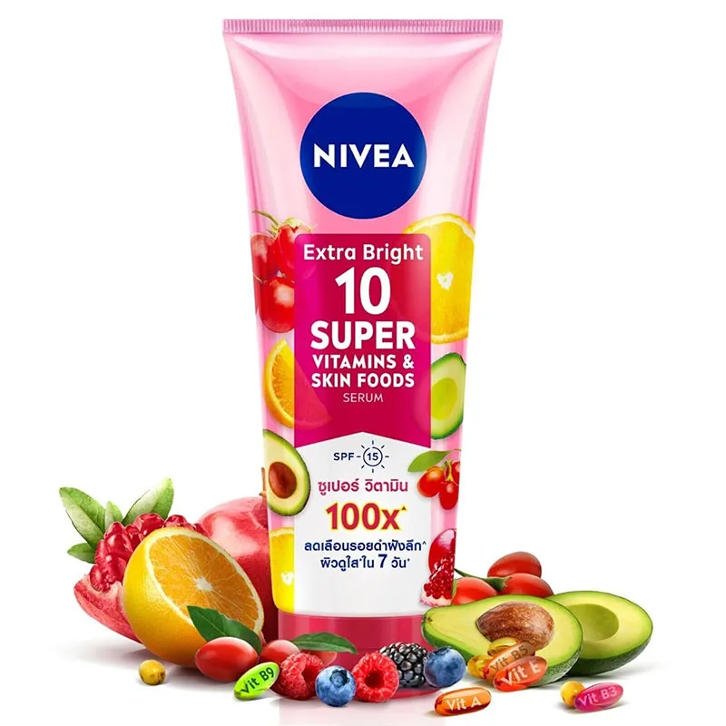 Nivea Extra Bright 10 Super Vitamins & Skin Foods Serum