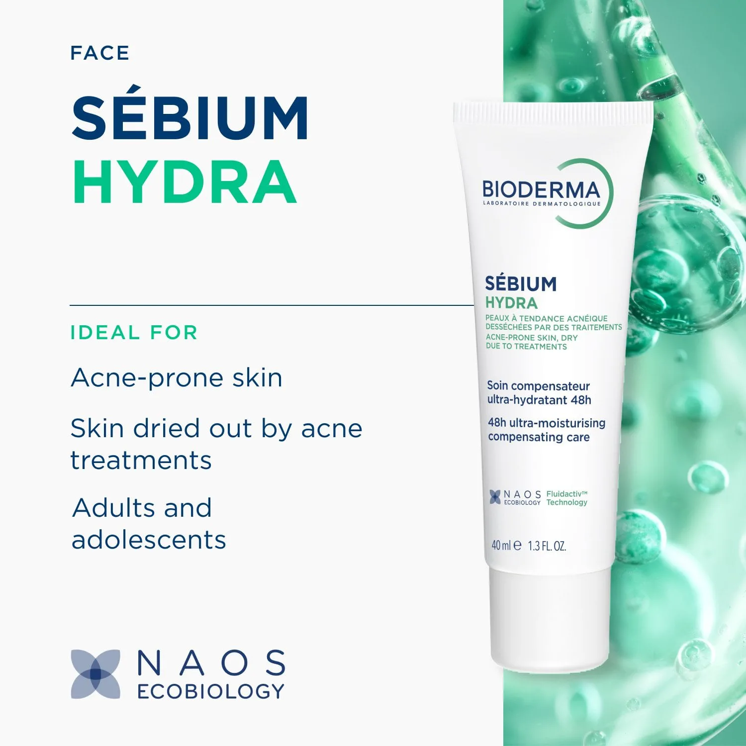 Bioderma Sebium Hydra Ultra Moisturising Compensating Care 40ml