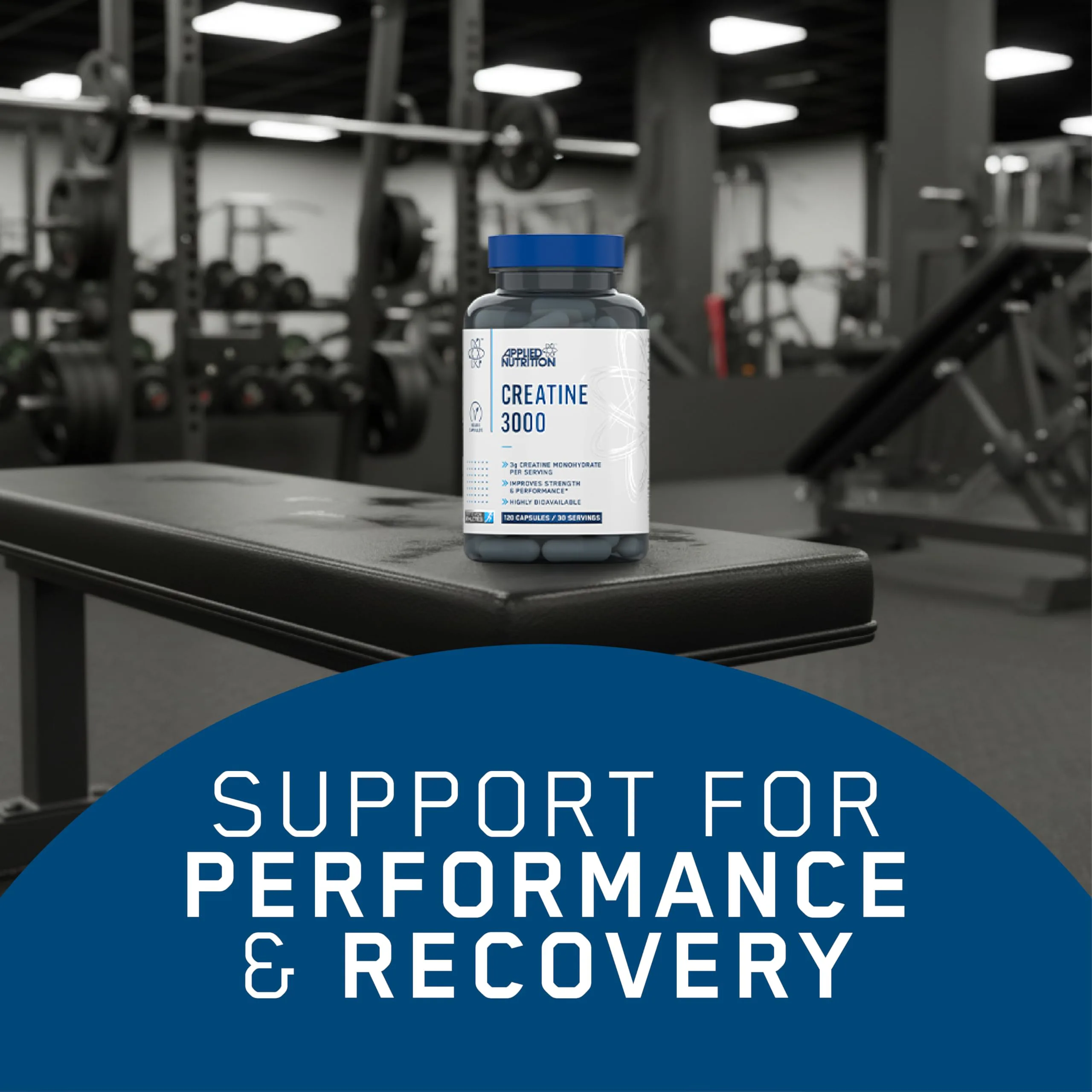 Applied Nutrition Creatine Capsules 3000mg 120 Capsules